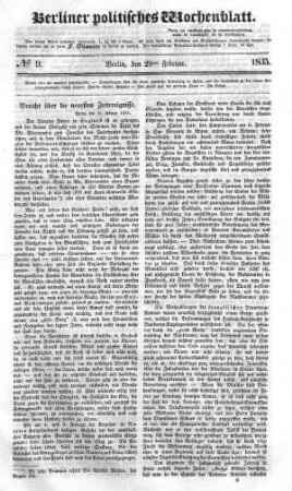 No 9, 28. Februar 1835