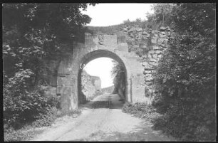 Regenstein. Burgruine - Toreingang