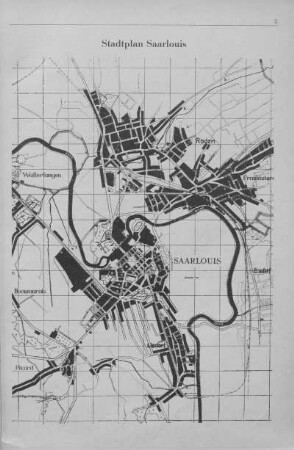 Stadtplan Saarlouis