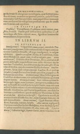 In Librum II.