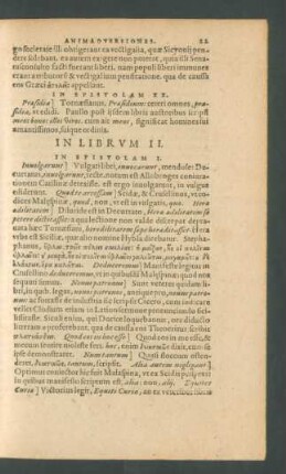 In Librum II.