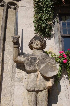 Steinerner Roland am Rathaus Quedlinburg