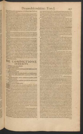 De Condictione Indebiti.