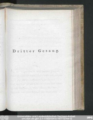 Dritter Gesang.