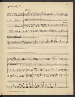 Konzerte; vl, strings, org; d-Moll; RV 244; op.12/2