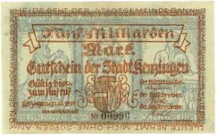 Geldschein / Notgeld, 5 Milliarden Mark, 27.10.1923