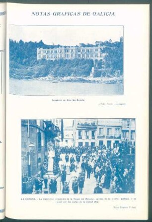 [Vista del] Sanatorio de Oza (La Coruña)