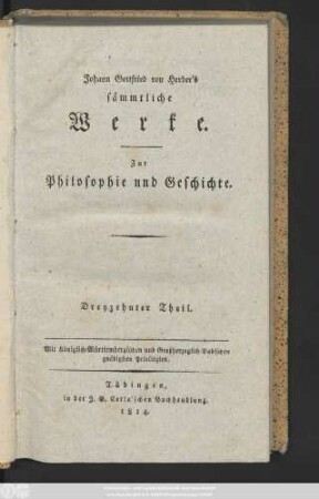 [Abt. 3], Theil 13: Nachlese historischer Schriften