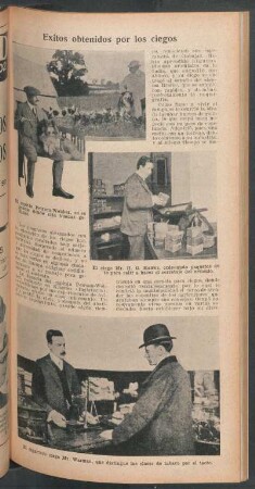 Exitos obtenidos por los ciegos