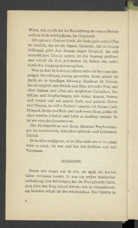 Heimkehr
