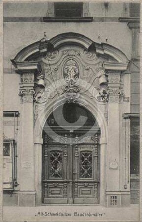 Portal am Bürgerhaus Markt 37 in Schweidnitz
