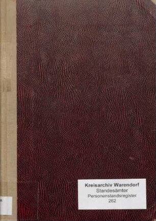 Heiratsregister des Standesamtes Beckum-Land von 1890 (Urkunden-Nr. 1-26), von 1891 (Urkunden-Nr. 1-20), von 1892 (Urkunden-Nr. 1-19) und von 1893 (Urkunden-Nr. 1-19)