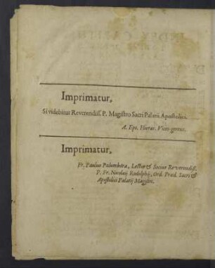 Imprimatur