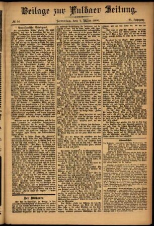 Zweite Ausgabe vom Samstag, den 07. März 1896.