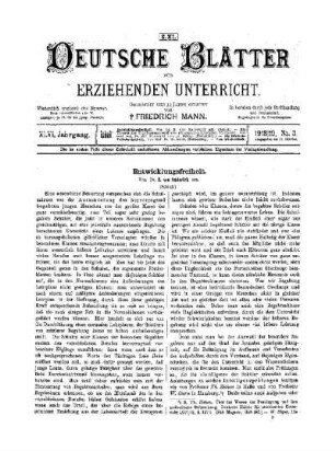Entwicklungsfreiheit : (Schluß)