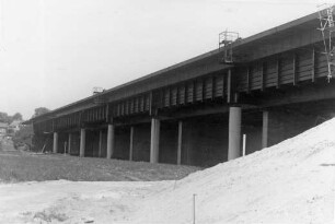 Bau der Kanalbrücken Rednitz in Fürth/Main-Donau-Kanal