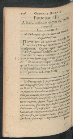 Periodus III. A Reformatione usque ad nostra tempora