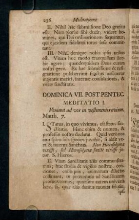 236-244, Dominica VII. Post Pentec.; ...