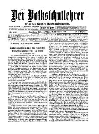 Vertreterversammlung des deutschen Volksschullehrervereins zu Bonn : am 3. November 1926