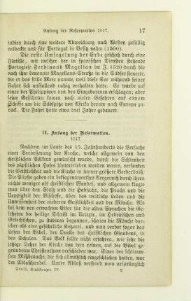II. Anfang der Reformation. 1517
