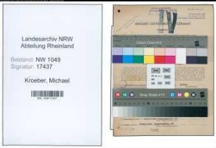 Entnazifizierung Michael Kroeber , geb. 05.09.1894 (Bahnbeamter)