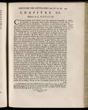 Chapitre III. Histoire de la Getulie.
