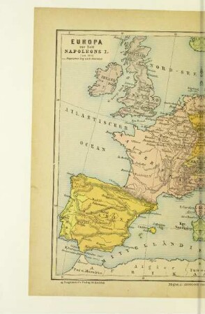 Europa zur Zeit Napoleons I. (um 1810)