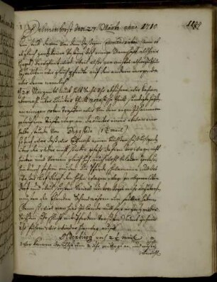 Oldenburg/Etzhorn 28. März - 1. April 1710