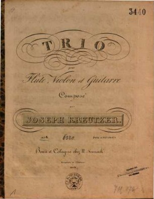 Trio pour flûte, violon et guitarre, 4