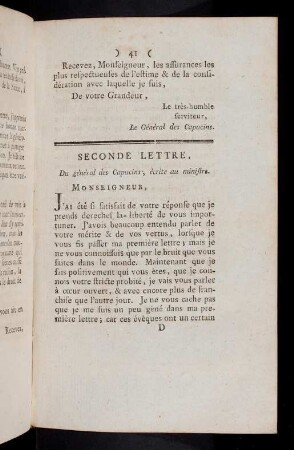 41-46, Seconde Lettre; Note