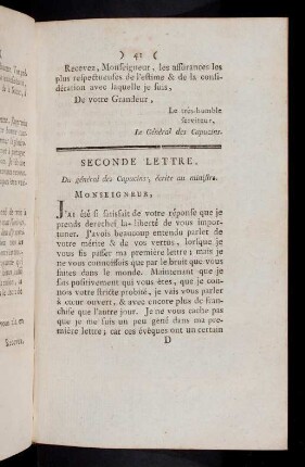 41-46, Seconde Lettre; Note