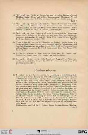 Elfenbeinarbeiten (Nr.116-120)