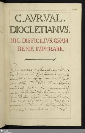 C. AVR. VAL. DIOCLETIANVS.