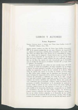 Libros y autores