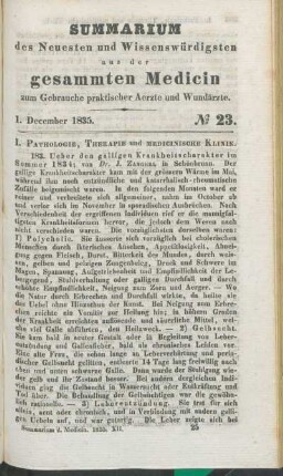 1. December 1835. No 23.