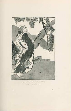 Ètude par Getsouhô (ècole de Kôrin). (D'apres une gravure en couleurs.)