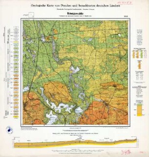 [3457] Koenigswalde, Geologische Karte von Preußen und benachbarten deutschen Ländern