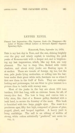 Letter XLVIII. Pleasant last impressions ...