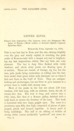 Letter XLVIII. Pleasant last impressions ...
