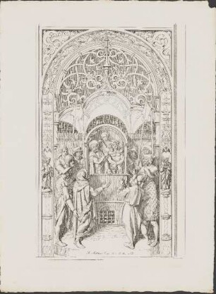 Lithographie: St. Matthaei Cap: 27. v. 28. 29- No. 9