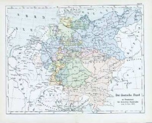 Der deutsche Bund in Gemässheit der deutschen Bundesakte vom 8. Juni 1815