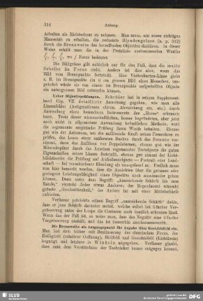 Die Brennweite als Ausgangspunkt für Angabe über Gesichtsfeld etc.