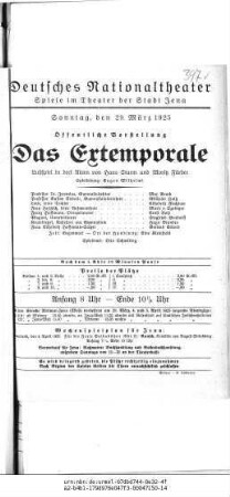 Das Extemporale