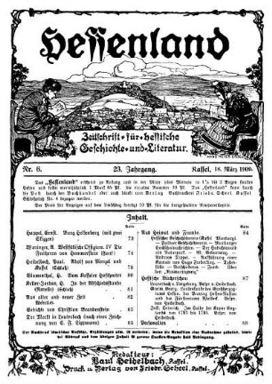 Nr. 6, 18. März 1909