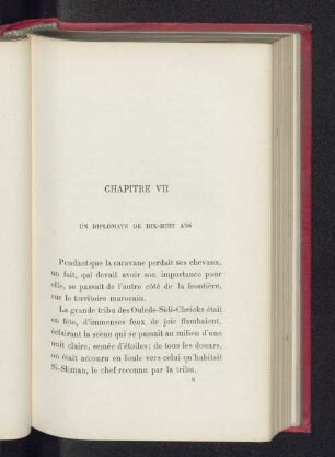 Chapitre VII Un diplomate de dix-huit ans