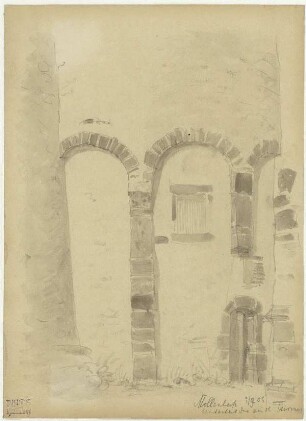 Kirche in Möllenbeck, Unterteil des südlichen Turms