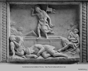 Verkündigungsaltar : Szenen aus dem Leben Christi und Mariens : Auferstehung Christi