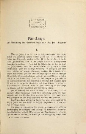 Der Krieg der Vendée gegen die französische Republik : 1793 - 1796