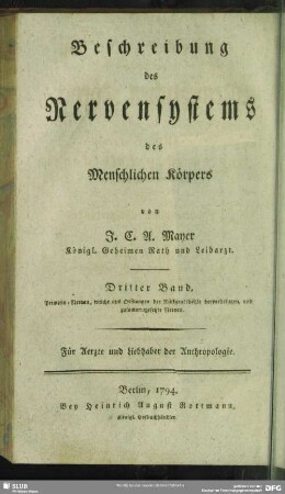 8: Primitiv-Nerven, welche aus Oefnungen der Rückgratshöhle hervordringen, und zusammengesetzte Nerven
