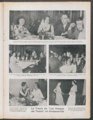 La fiesta de "Los amigos del teatro" en Armenonville